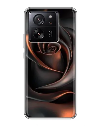 Чохол для Xiaomi 17 Max з картинкою «Шовкова чорна троянда»