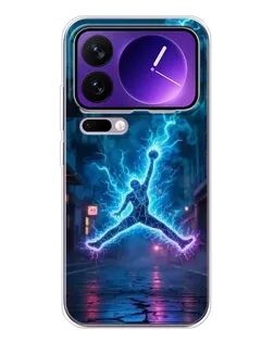Чехол для Xiaomi 17 Pro Max с картинкой «Jordan Gold Jumpman»
