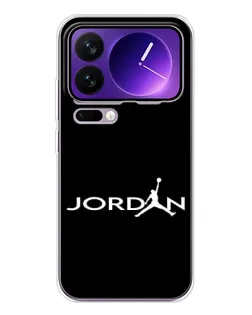 Чехол для Xiaomi 17 Pro Max с картинкой «Jordan White Logo»
