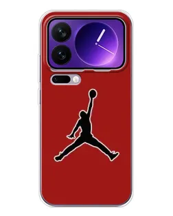 Чехол для Xiaomi 17 Pro Max с картинкой «Jordan Red Back»