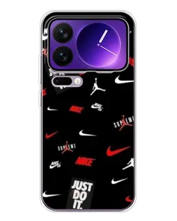 Чехол для Xiaomi 17 Pro Max с картинкой «Nike Mix Pattern»