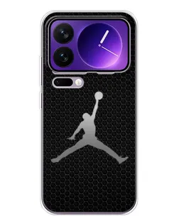 Чехол для Xiaomi 17 Pro Max с картинкой «Jordan Dark Carbon»