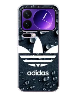 Чехол для Xiaomi 17 Pro Max с картинкой «Adidas Trefoil Blue»