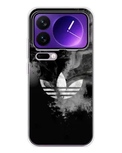 Чехол для Xiaomi 17 Pro Max с картинкой «Абстрактный дым Adidas»