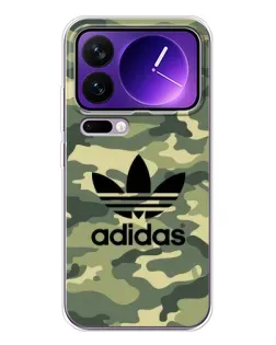 Чехол для Xiaomi 17 Pro Max с картинкой «Милитари стиль Adidas»