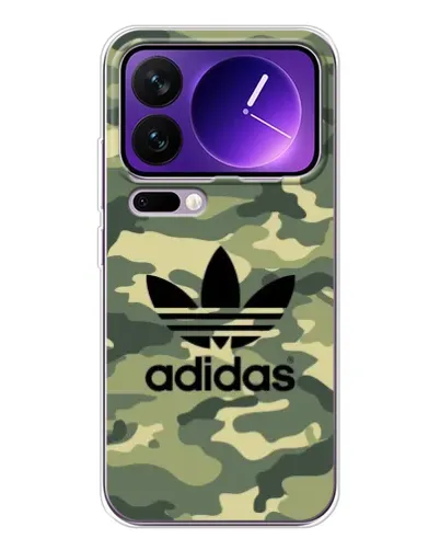Чехол для Xiaomi 17 Pro Max с картинкой «Милитари стиль Adidas» Чехол для Xiaomi 17 Pro Max с картинкой «Милитари стиль Adidas»