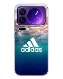 Чехол для Xiaomi 17 Pro Max с картинкой «Океанская глубина адидас»