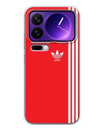 Чехол для Xiaomi 17 Pro Max с картинкой «Красный минимализм Adidas» Чехол для Xiaomi 17 Pro Max с картинкой «Красный минимализм Adidas»