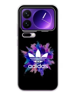 Чехол для Xiaomi 17 Pro Max с картинкой «Взрыв красок Adidas»