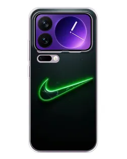 Чохол для Xiaomi 17 Pro Max з картинкою «Неоновий контур Nike» Чохол для Xiaomi 17 Pro Max з картинкою «Неоновий контур Nike»