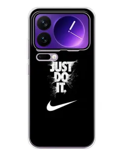 Чохол для Xiaomi 17 Pro Max з картинкою «Текстовий принт Nike»