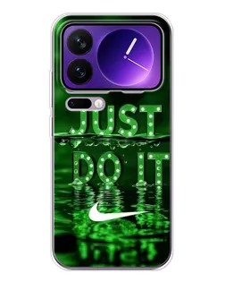 Чохол для Xiaomi 17 Pro Max з картинкою «Зелений неоновий Nike»