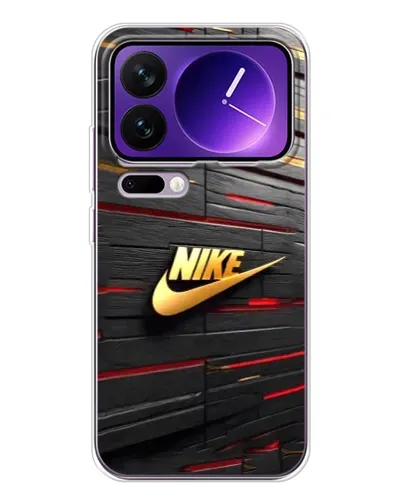Чохол для Xiaomi 17 Pro Max з картинкою «Золотий Nike на металі» Чохол для Xiaomi 17 Pro Max з картинкою «Золотий Nike на металі»