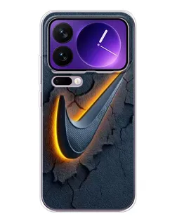 Чохол для Xiaomi 17 Pro Max з картинкою «Об'ємний логотип Найк»