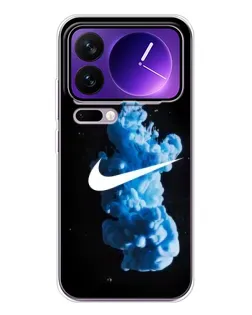 Чохол для Xiaomi 17 Pro Max з картинкою «Nike та синій дим»