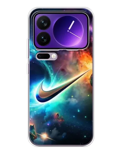 Чохол для Xiaomi 17 Pro Max з картинкою «Космічний Nike Swoosh» Чохол для Xiaomi 17 Pro Max з картинкою «Космічний Nike Swoosh»