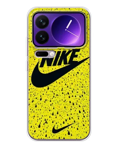 Чохол для Xiaomi 17 Pro Max з картинкою «Жовтий текстурний Nike» Чохол для Xiaomi 17 Pro Max з картинкою «Жовтий текстурний Nike»