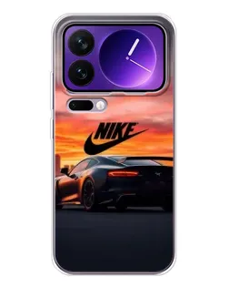Чохол для Xiaomi 17 Pro Max з картинкою «Nike та суперкар»
