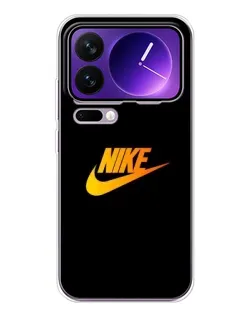 Чохол для Xiaomi 17 Pro Max з картинкою «Золотий логотип Nike»