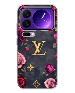Чохол для Xiaomi 17 Pro Max з картинкою «Квітковий Louis Vuitton»