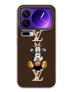 Чохол для Xiaomi 17 Pro Max з картинкою «LV та Міккі Маус»