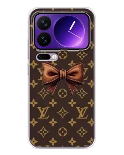 Чохол для Xiaomi 17 Pro Max з картинкою «LV з бантом»