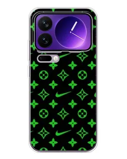 Чохол для Xiaomi 17 Pro Max з картинкою «Неоновий принт LV»