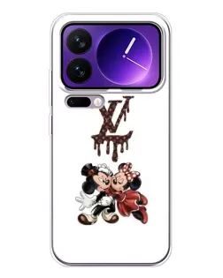 Чохол для Xiaomi 17 Pro Max з картинкою «LV та Міккі Маус»