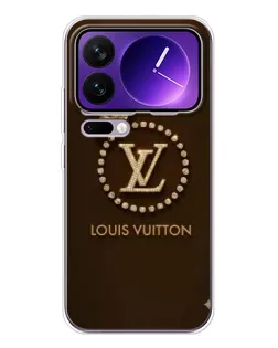 Чохол для Xiaomi 17 Pro Max з картинкою «LV — золота печатка»