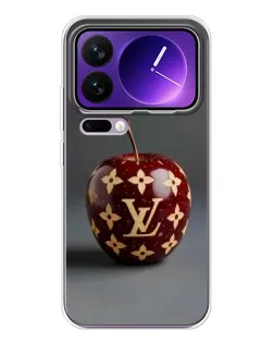 Чохол для Xiaomi 17 Pro Max з картинкою «Червоне яблуко LV»