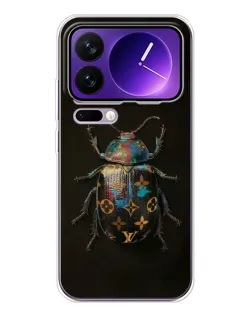 Чохол для Xiaomi 17 Pro Max з картинкою «LV — мармуровий принт»