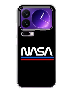 Чохол для Xiaomi 17 Pro Max з картинкою «NASA — класика Red Blue»