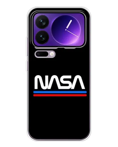 Чохол для Xiaomi 17 Pro Max з картинкою «NASA — класика Red Blue» Чохол для Xiaomi 17 Pro Max з картинкою «NASA — класика Red Blue»