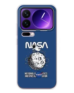 Чохол для Xiaomi 17 Pro Max з картинкою «NASA — місячна місія»