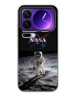 Чохол для Xiaomi 17 Pro Max з картинкою «Астронавт на Місяці»