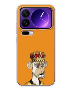 Чохол для Xiaomi 17 Pro Max з картинкою «Золота мавпа Bored Ape» Чохол для Xiaomi 17 Pro Max з картинкою «Золота мавпа Bored Ape»