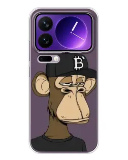 Чохол для Xiaomi 17 Pro Max з картинкою «Bored Ape в кепці» Чохол для Xiaomi 17 Pro Max з картинкою «Bored Ape в кепці»