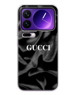 Чохол для Xiaomi 17 Pro Max з картинкою «Gucci — шовкові хвилі» Чохол для Xiaomi 17 Pro Max з картинкою «Gucci — шовкові хвилі»