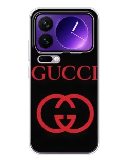 Чохол для Xiaomi 17 Pro Max з картинкою «Gucci — червоний логотип»