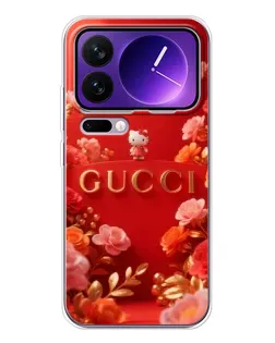 Чохол для Xiaomi 17 Pro Max з картинкою «Gucci — золотий сад»
