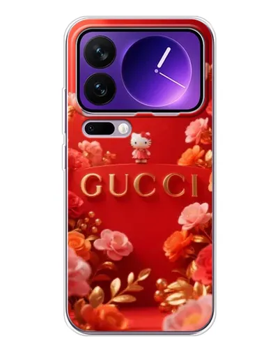 Чохол для Xiaomi 17 Pro Max з картинкою «Gucci — золотий сад»