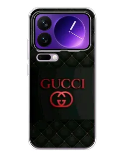 Чохол для Xiaomi 17 Pro Max з картинкою «Gucci — стьобаний чорний»