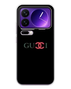 Чохол для Xiaomi 17 Pro Max з картинкою «Gucci — червоний градієнт»