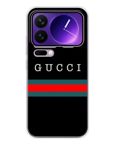 Чохол для Xiaomi 17 Pro Max з картинкою «Gucci — червоний пояс»