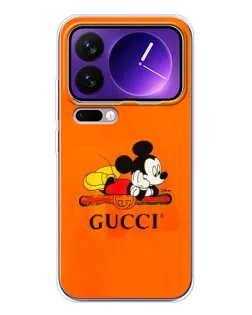 Чохол для Xiaomi 17 Pro Max з картинкою «Міккі Маус Gucci — помаранч» Чохол для Xiaomi 17 Pro Max з картинкою «Міккі Маус Gucci — помаранч»