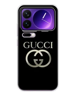Чохол для Xiaomi 17 Pro Max з картинкою «Gucci — золото на чорному» Чохол для Xiaomi 17 Pro Max з картинкою «Gucci — золото на чорному»