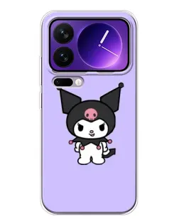 Чехол для Xiaomi 17 Pro Max с картинкой «Kuromi — нежный фиолетовый»