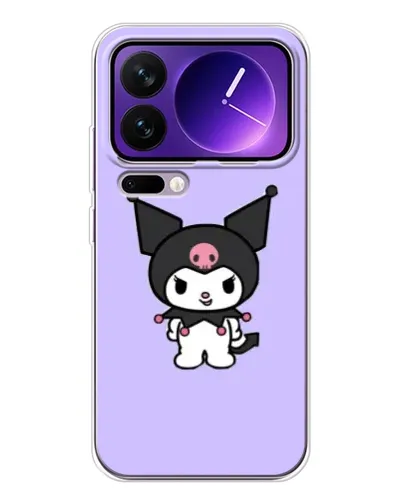 Чехол для Xiaomi 17 Pro Max с картинкой «Kuromi — нежный фиолетовый»