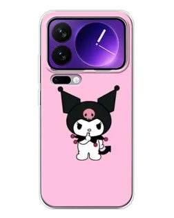 Чехол для Xiaomi 17 Pro Max с картинкой «Kuromi — розовая нежность»