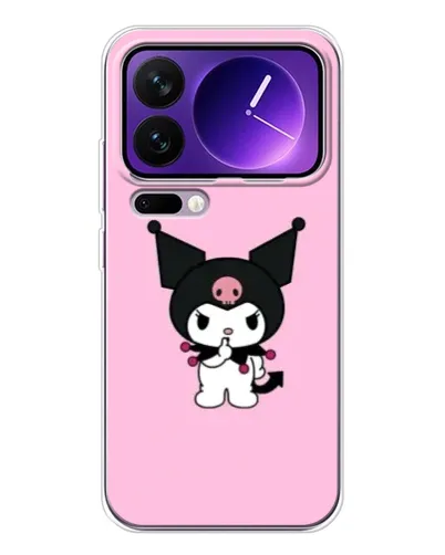 Чехол для Xiaomi 17 Pro Max с картинкой «Kuromi — розовая нежность»